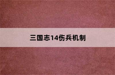 三国志14伤兵机制